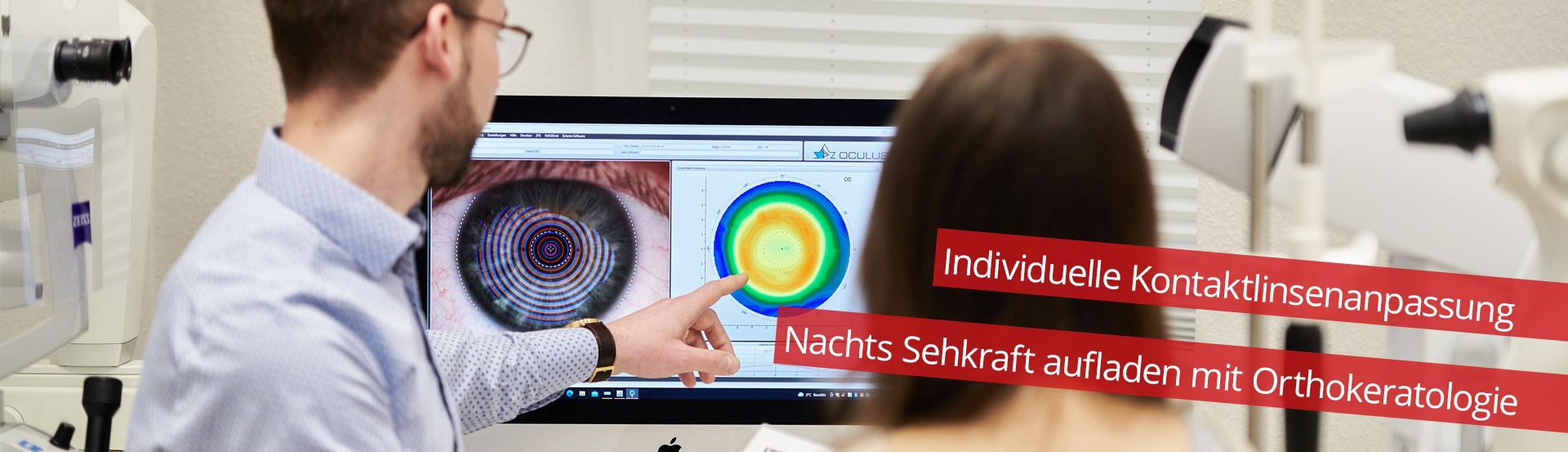 Nachts Sehkraft aufladen - Orthokeratologie